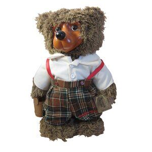 Robert Raikes 13" Jack from Jack and Jill Bear w Certificate Bear Wooden Face